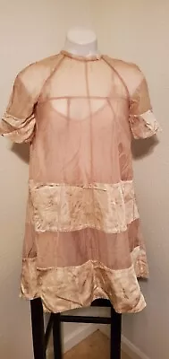 NWT Limited Edition H&M Conscious Collection Sheer Tiered Dress Sz 2 NWT  • $8