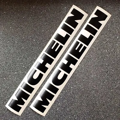 MICHELIN Black 8.25  Moto Gp Racing Zx 7 R 1 3 6 Gsxr 750 600 Decals 1000 Set Gs • $4.99