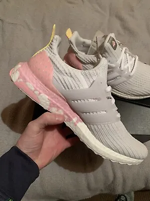 Adidas Ultraboost Pop Strawberry Pink Ice Cream Drip Shoes Size UK 9 New • £153.80