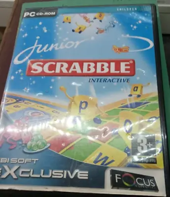 Junior Scrabble Interactive Children's PC Game  CD-ROM • £3.95
