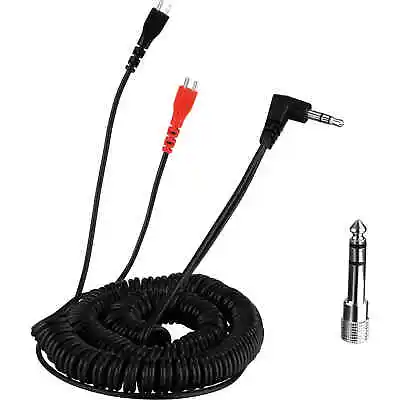 £29.50 • Buy Black Coiled Cable 3.5m For Sennheiser Headphone HD 25 By Zomo