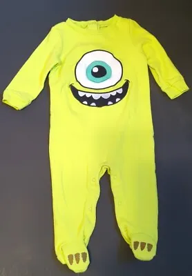 Disney Baby Monsters Inc. Mike Wazowski Costume Bodysuit Infant Baby 6 - 9... • $39.99
