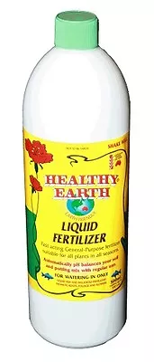 $23.50 • Buy Healthy Earth Liquid Fertiliser 1L Concentrate Organic Plant Food Flower Garden