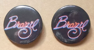 Brazil 1985 Set Of 2 Movie Pins/Buttons Terry Gilliam Robert De Niro Ian Holm • $5.99