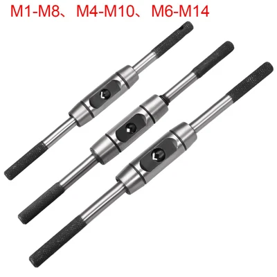 £12.39 • Buy Tap Wrench Handle Adjustable Bar Taps Holder Reamer Wrench M1-M8 M4-M10 M6-M14