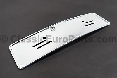 Euro Chrome Front License Plate Frame For Mercedes W113 W114 W115 W116 W123 • $209