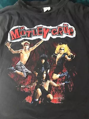 Vtg Motley Crue 1991 Shirt Brockum Licence Decade Of Decadence 90s Metallica  • $69