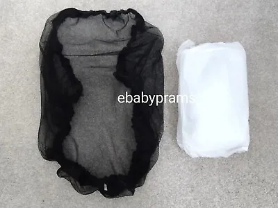 NEW GENUINE QUINNY FOLDABLE CARRYCOT PVC RAINCOVER & INSECT NET Buzz / Moodd • £26.95