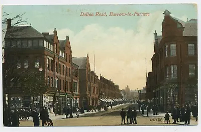 Dalton Road Barrow In Furness Vintage Postcard H18 • £3.95