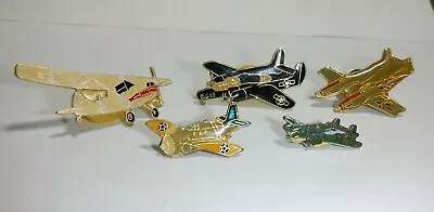 ~5~ Wwii U.s. Military Aircraft Hat Lapel Pins Prop Planes Airplane Ww2 Vin #11 • $14.95