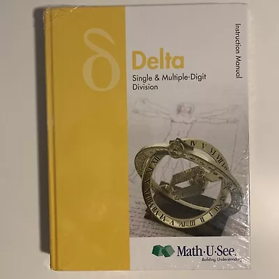 Math-U-See Delta - Hardcover Instruction Manual And DVD Brand New • $40