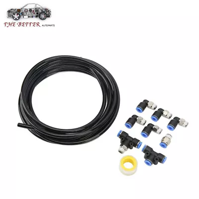 $16.99 • Buy Push Lock Vacuum Fitting Kit Turbo Wastegate & Solenoid For Turbo Vehicles Black