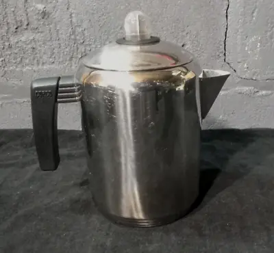 Copco Stove Top Percolator Coffee Pot 8 Cup Stainless Steel • $30.60