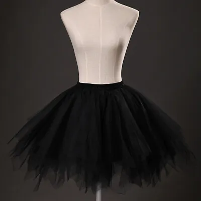 £10.25 • Buy UK Women Adult Lady Tutu Tulle Skirt Fancy Skirt Dress Up Party Dancing Dress