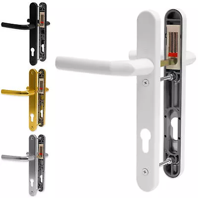 UPVC Door Handle Hoppe Birmingham Sprung 92mm PZ Double Glazing Pair Set PVC • £15.99