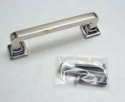 NEW Rejuvenation NARROW MISSION 3  DRAWER PULL Polished Nickel Finish (C7953) • $9.99