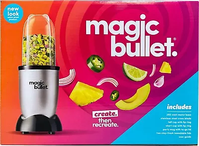 The Original Magic Bullet Countertop Blender 11 Piece Set Dishwasher Safe • $49.99