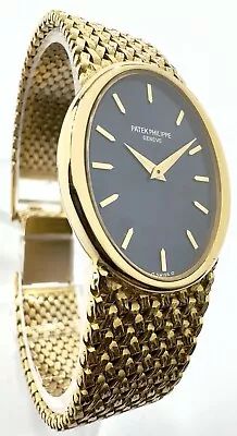 Patek Philippe Golden Ellipse Mappin & Web 18K Gold 1980 Ladies Vintage Watch • $6776.26