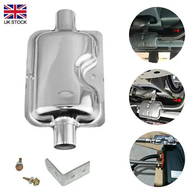 Car Air Diesel Heater Exhaust Pipe Silencer Muffler For Webasto Eberspacher UK • £8.99