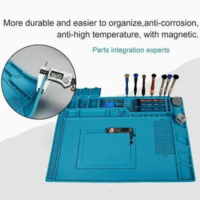 Phone Repair Magnetic Heat Insulation Silicone Pad Desk Work Mat / Repair Tool • $19.76
