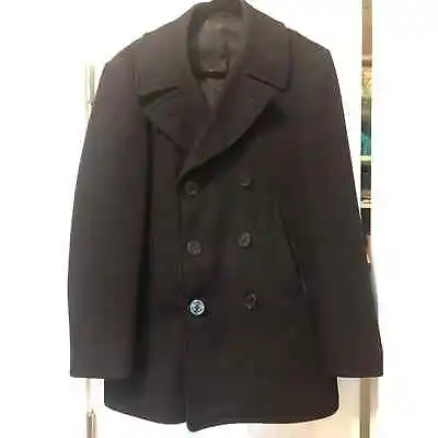 Vintage US Navy Pea Coat • $80