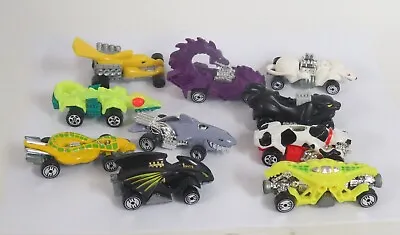 $19.49 • Buy Vintage Mattel Hot Wheels  Monster Cars  Rat Dragon Snake Dog Race Cars X10
