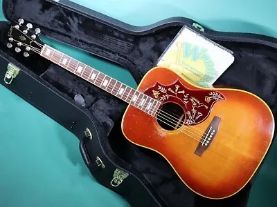 $3393 • Buy Gibson HUMMINGBIRD CS 1970 Acoustic Guitar W/Hard Case F/S
