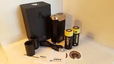 IJOY Limitless LUX TC VW Variable Wattage Box Mod Free Caseincluded Dual 26650 • £1.99