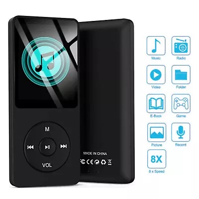 Support 128GB Bluetooth MP4/MP3 Lossless Music Player FM Radio Recorder Sport4cT • $14.99