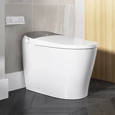 Smart Bidet Toilet W/Heated Seat Elongated Japanese Toilet Dryer Night Light LED • $489.99