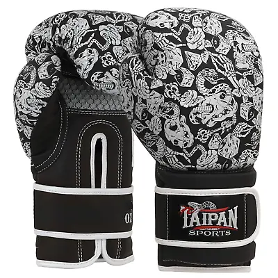 Boxing Gloves By TAIPAN MMA Gloves  Muay Thai Kickboxing Sparring Glove • £5.99