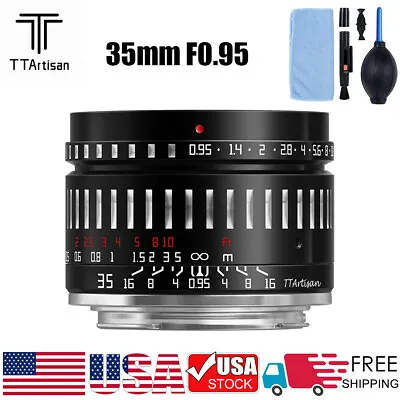 TTArtisan 35mm F0.95 APS-C Manual Lens For Fuji/Sony/Canon/Leica/Nikon Mount • $199.99