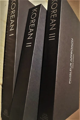 Learn Korean Language By Pimsleur Gold Edition Vol. 1-3 Audio Course • £82.87