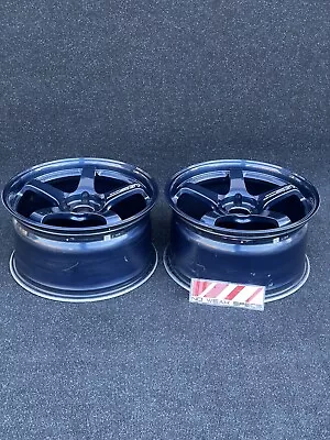 PAIR - Advan GT 18x9.5 +22 5x120 WHEELs RIMs BMW M3 E46 E92 Rays Volk Bbs • $1600