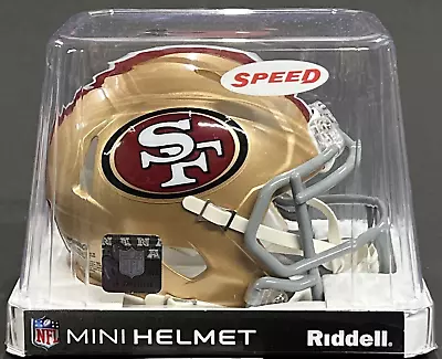 San Francisco 49ers Speed Mini Helmet Riddell Nfl Licensed Brand New! • $29.95