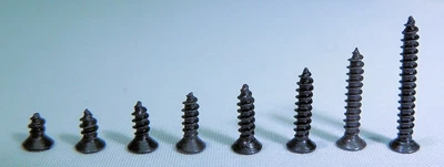 £1.49 • Buy M2 Black Zinc-Plated Carbon Steel Countersunk Self Tapping Screws 4-16mm 10-Pack