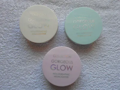 Collection 2000 Gorgeous Glow Holographic Highlighter – Choose Your Shade • £3.27