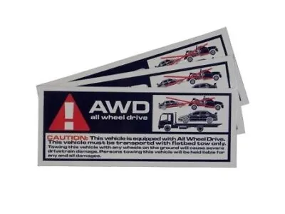 AWD All Wheel Drive Warning Sticker • $4.99