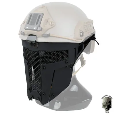 TMC Paintball Mask Full Face Mesh SPT Protective Airsoft Mask FAST Helmet Gear • £28.68