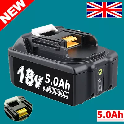 For Makita BL1850 18V LXT Lithium‑Ion LED Indicator 5.0Ah 18 Volt Battery BL1830 • £22.49