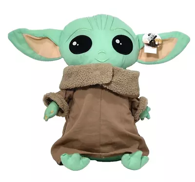 Star Wars Mandalorian The Child Grogu Hug Pillow Buddy 18” Plush Baby Yoda Large • $25