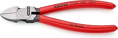 Knipex 160mm Flush Cut Cutting Diagonal Side Wire Cable Tie Cutters 72 01 160 • £28.95