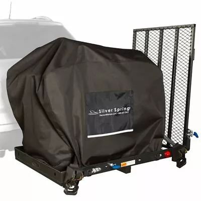 Silver Spring Hitch Scooter Carrier 400 Lb Essential Travel +Cover SC400-EK-SC • $294.99