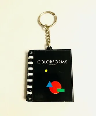 1997 Colorforms Geometric Shapes Miniature Booklet Key Chain Key Ring • $10.99