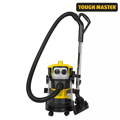 Industrial Vacuum Cleaner Tough Master Wet And Dry - 15L Bagless TOUGH MASTER • £81.99