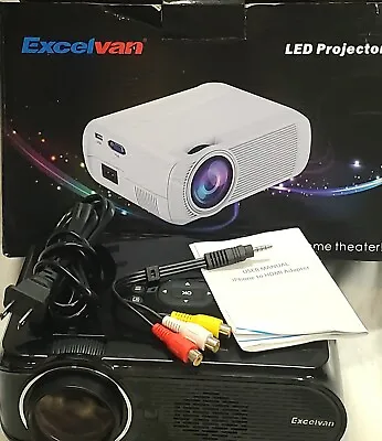 Excelvan LED  Mini Projector/ Multimedia/LED/TV/VGA /HDMI/USB/*No Remote* Bundle • $19.99
