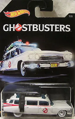 Hot Wheels CUSTOM '59 CADILLAC  Ghostbusters Ecto-1  Real Riders Limited Edition • £42.52