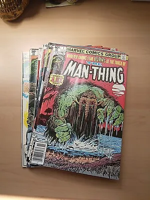 Man-thing Vol. 2 (marvel 1979) #1-9 11 Near Complete Run F/vf • $50