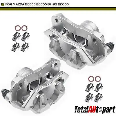 Disc Brake Caliper W/ Bracket For Mazda B2000 B2200 B2600 Front Left And Right • $106.99