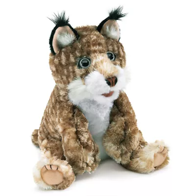 NEW PLUSH SOFT TOY Folkmanis 3158 Bobcat Kitten Hand Puppet • $44.95